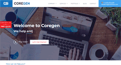 Desktop Screenshot of coregensolutions.com